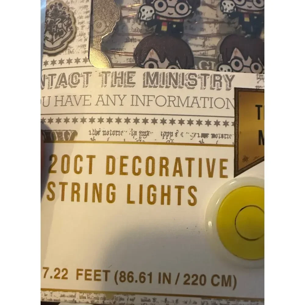 Harry Potter Chibi 20ct Copper String Lights